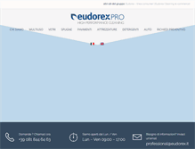 Tablet Screenshot of eudorexpro.it